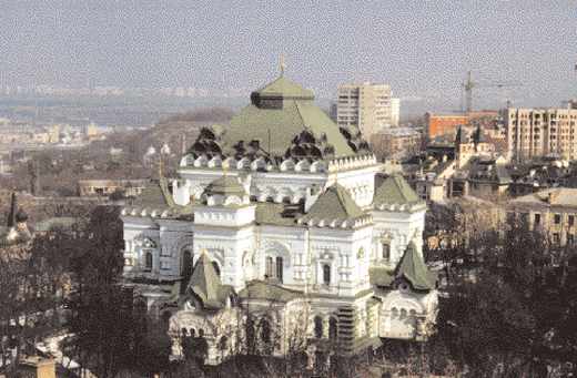 L’église d’un monastère en Uktaine