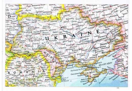 Carte de l'Ukraine