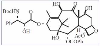 Structure du Taxotère ®2