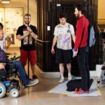 Stéphane COLIN sur le tournage de Insight, à Sciences-Po.