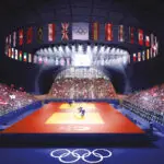Arena Champ-de-Mars en configuration Judo pour les Jeux olympiques et paralympiques de Paris 2024.