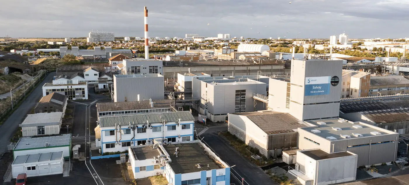 Solvay, site de La Rochelle. Vues de drone. Alexandre Dupeyron CAPA PICTURES pour Solvay.