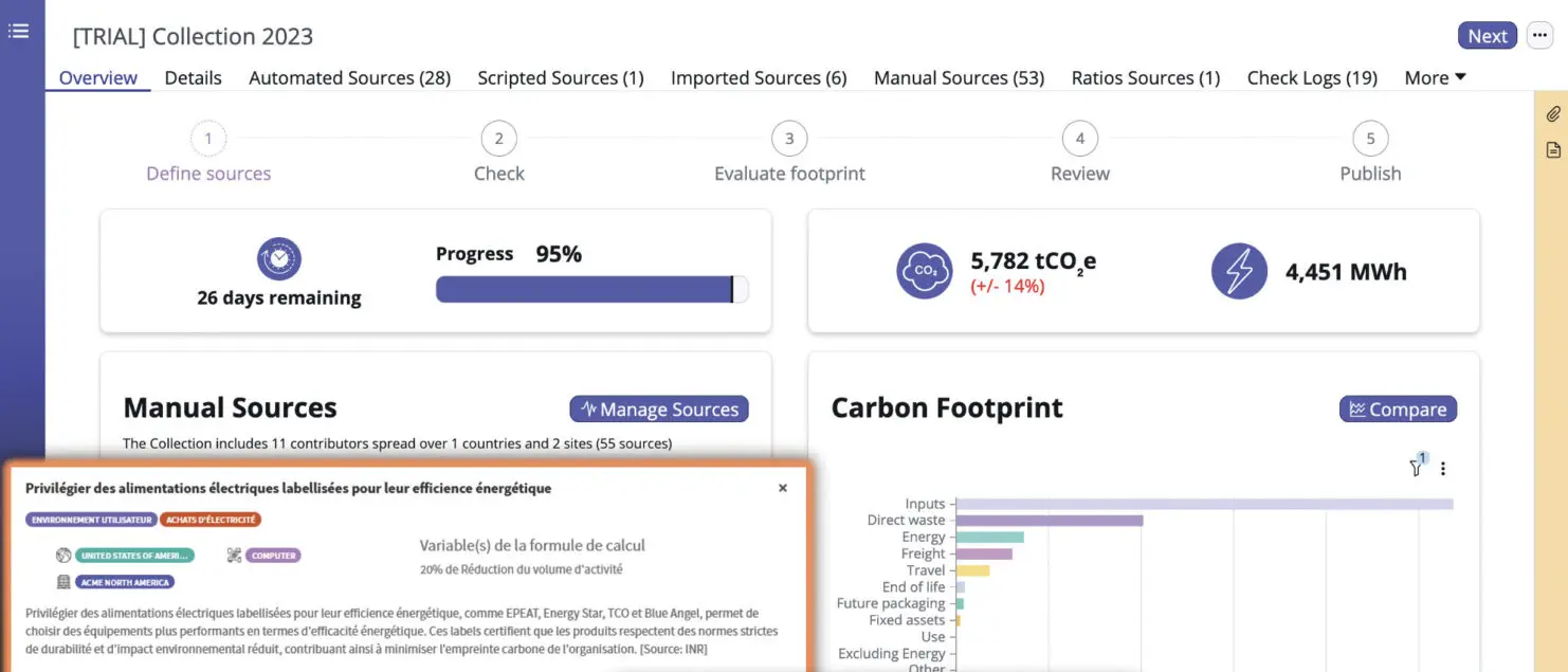 Aguaro aide les entreprises à réduire leur empreinte carbone avec des solutions numériques bas carbone et responsables.