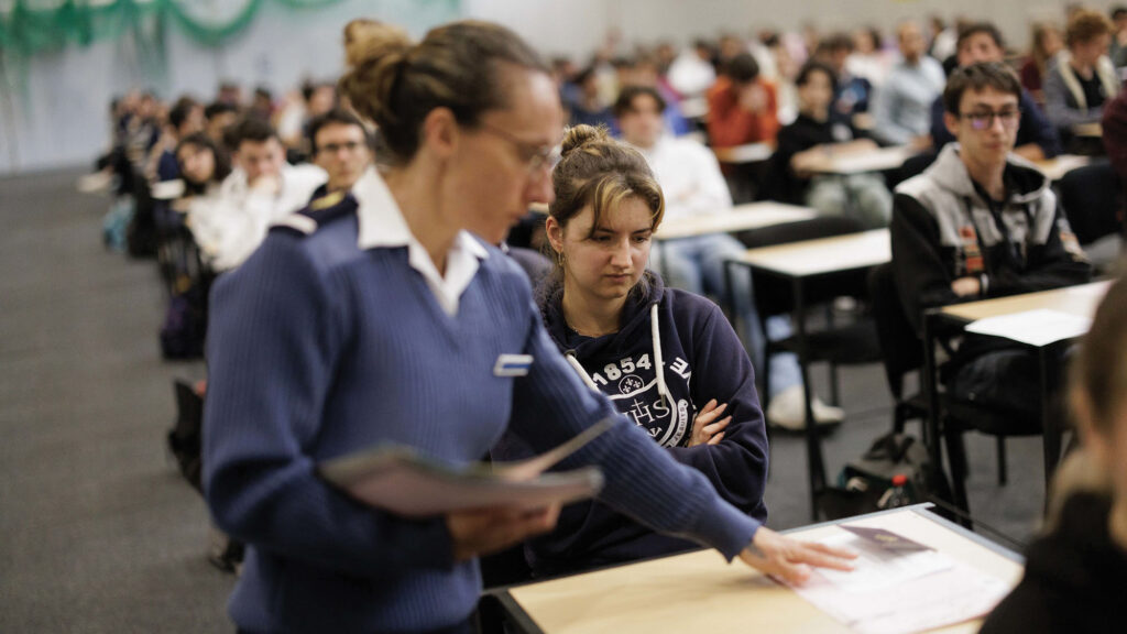 Les épreuves écrites du concours de l’École polytechnique, 
avril 2024.