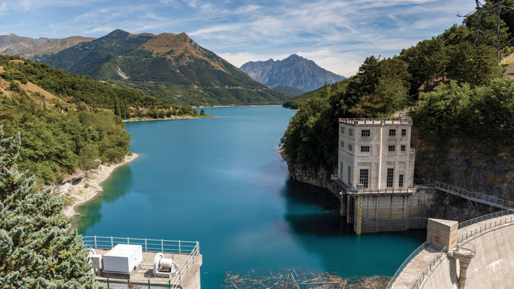 Barrage du Sautet, Isère. La place de l’hydroélectricité pour relever les défis de la transition