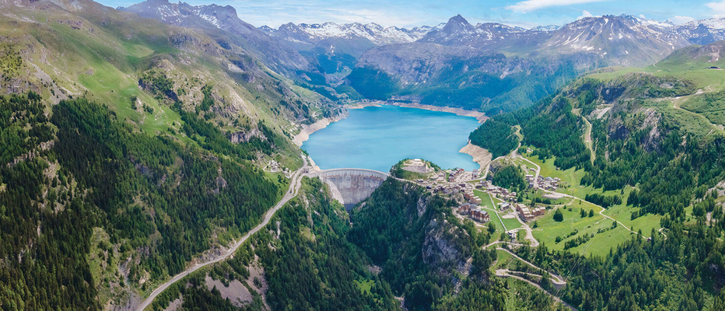 TerraWater. Le barrage de Tignes-Malgovert.