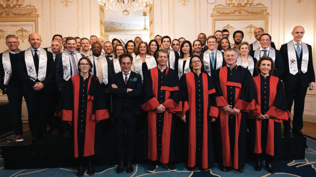 20 janvier 2025 - Cérémonie de remise des diplômes de l’Executive Master, en présence du parrain de la promotion Étienne Klein, promotion septembre 2023. © Jérémy Barande