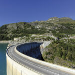 Barrage de Tignes, Isère.