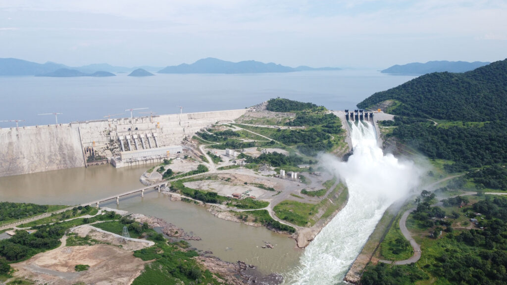 Projet GERD (Great Ethiopian Renaissance Dam Project) en Éthiopie.