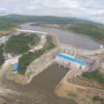 Barrage hydroélectrique de Kaleta en Guinée, en cours de construction. © Tractebel